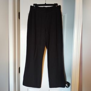 Made for Life Black Wide Leg Knit Pants Size L